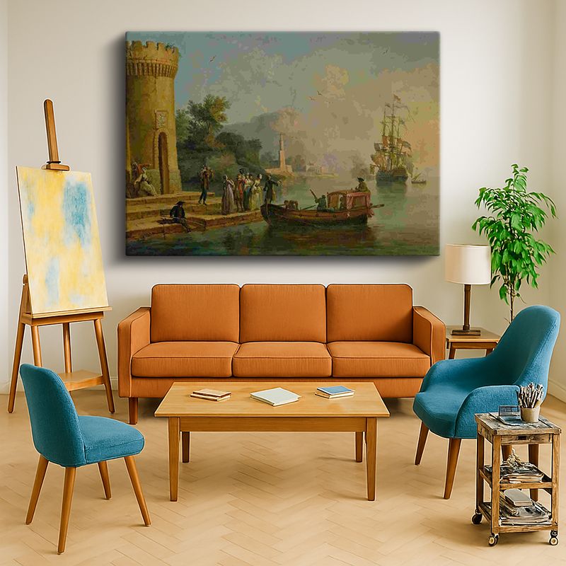 Ressam Kanvas Tablo 444